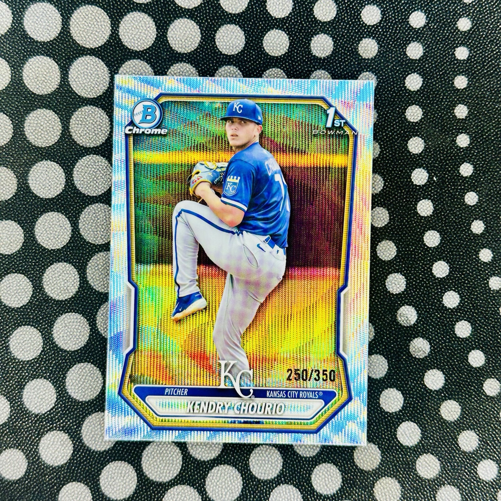 2026 Bowman #BCP-7 Kendry Chourio Chrome Prospects Wave Refractor /350