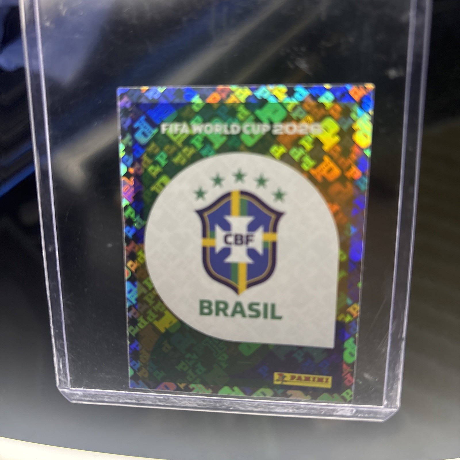 Panini FIFA World Cup 2026 Soccer Sticker Brazil Club Badge/Logo BRA 1 Holo(G5)