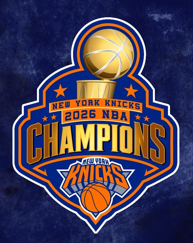 2026 NBA CHAMPIONS NEW YORK KNICKS WEATHERPROOF FULL COLOR 6″ DECAL STICKER