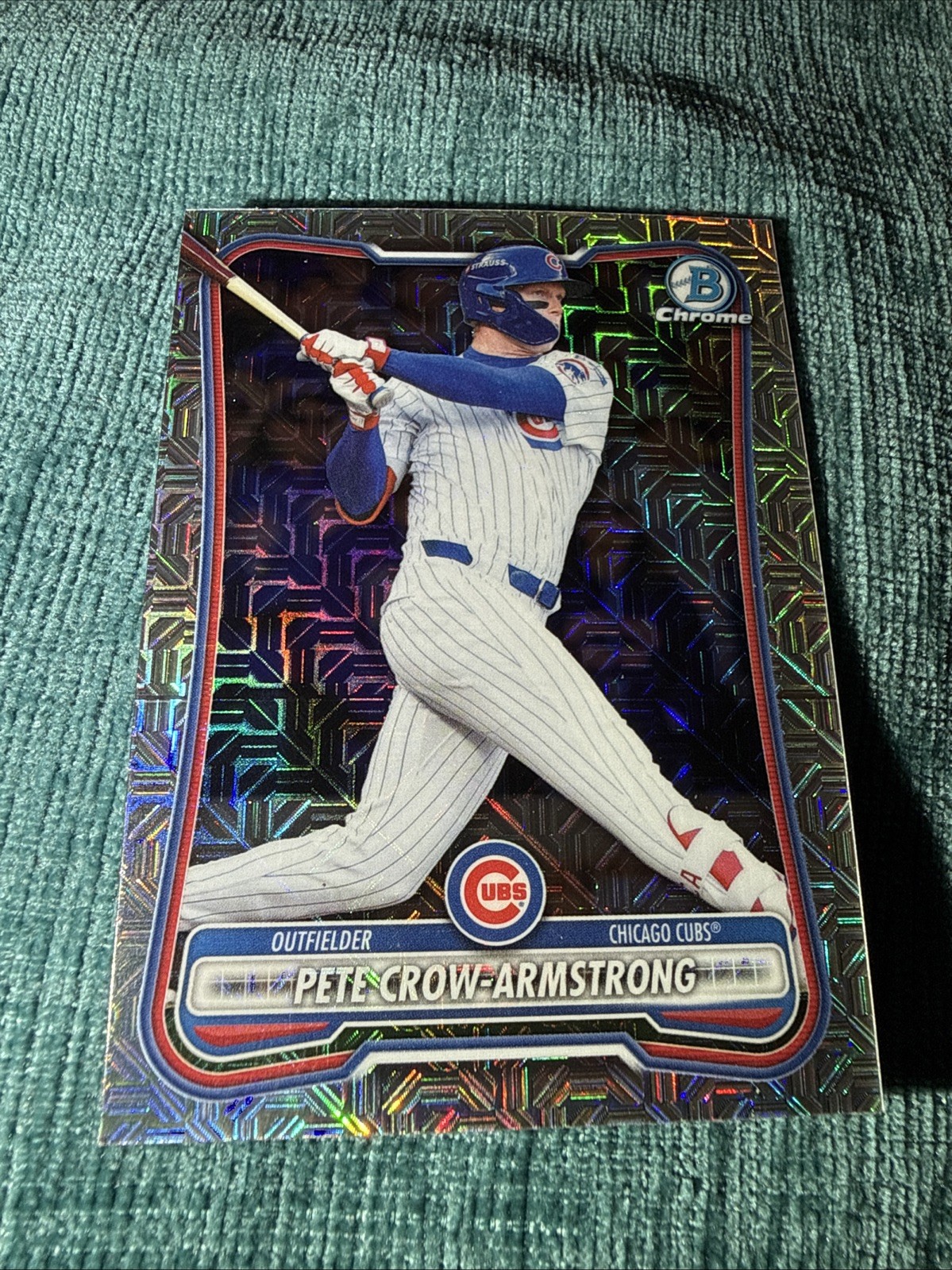 2026 Bowman Baseball Pete Crow-Armstrong Chrome Mojo Refractor – Chicago Cubs