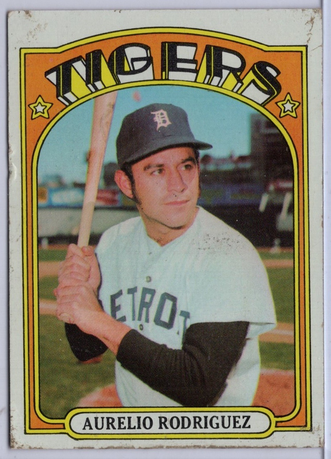 1972 Topps #319 Aurelio Rodriguez in EX Condition Tigers