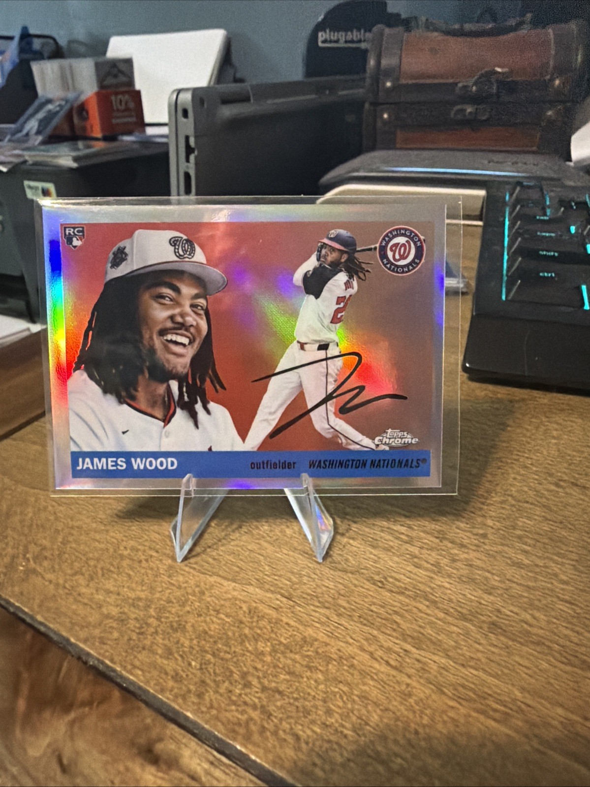 2025 Topps Chrome Platinum James Woods RC Image Variation SSP Nationals