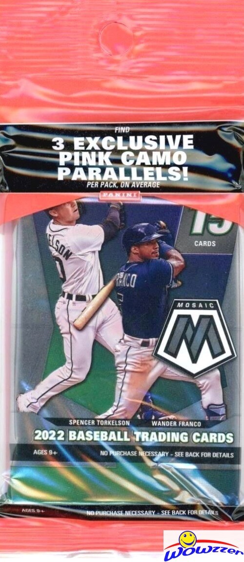 2022 Panini Mosaic BASEBALL EXCLUSIVE MASSIVE JUMBO FAT CELLO Box-180 Cards!