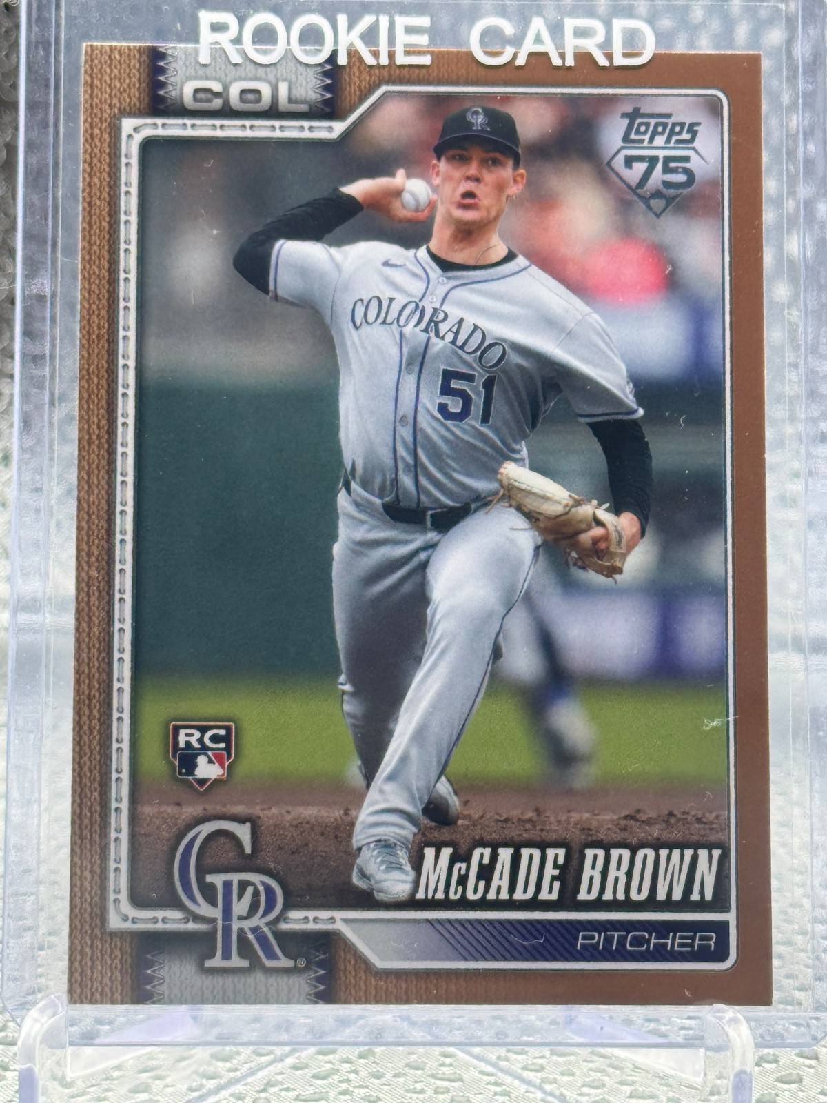 2026 Topps Series 2 McCade Brown Gold /2026 RC #595 Rockies /2026