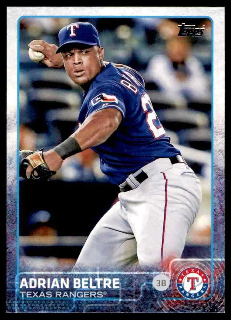 2015 Topps Baseball # 175 ADRIAN BELTRE Texas Rangers HOF