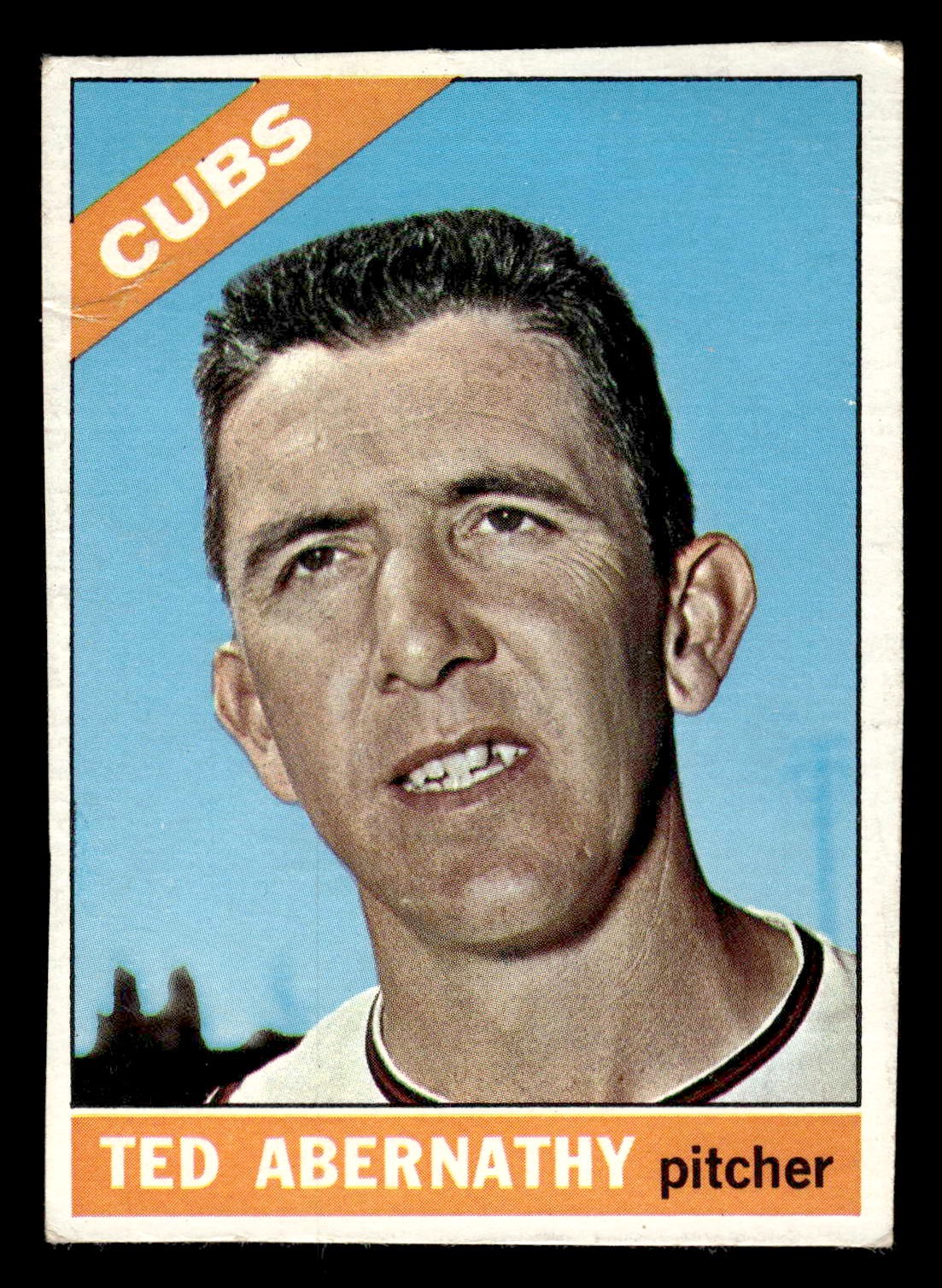 1966 Topps #2 Ted Abernathy – VG-VGEX *TedsCardShack*