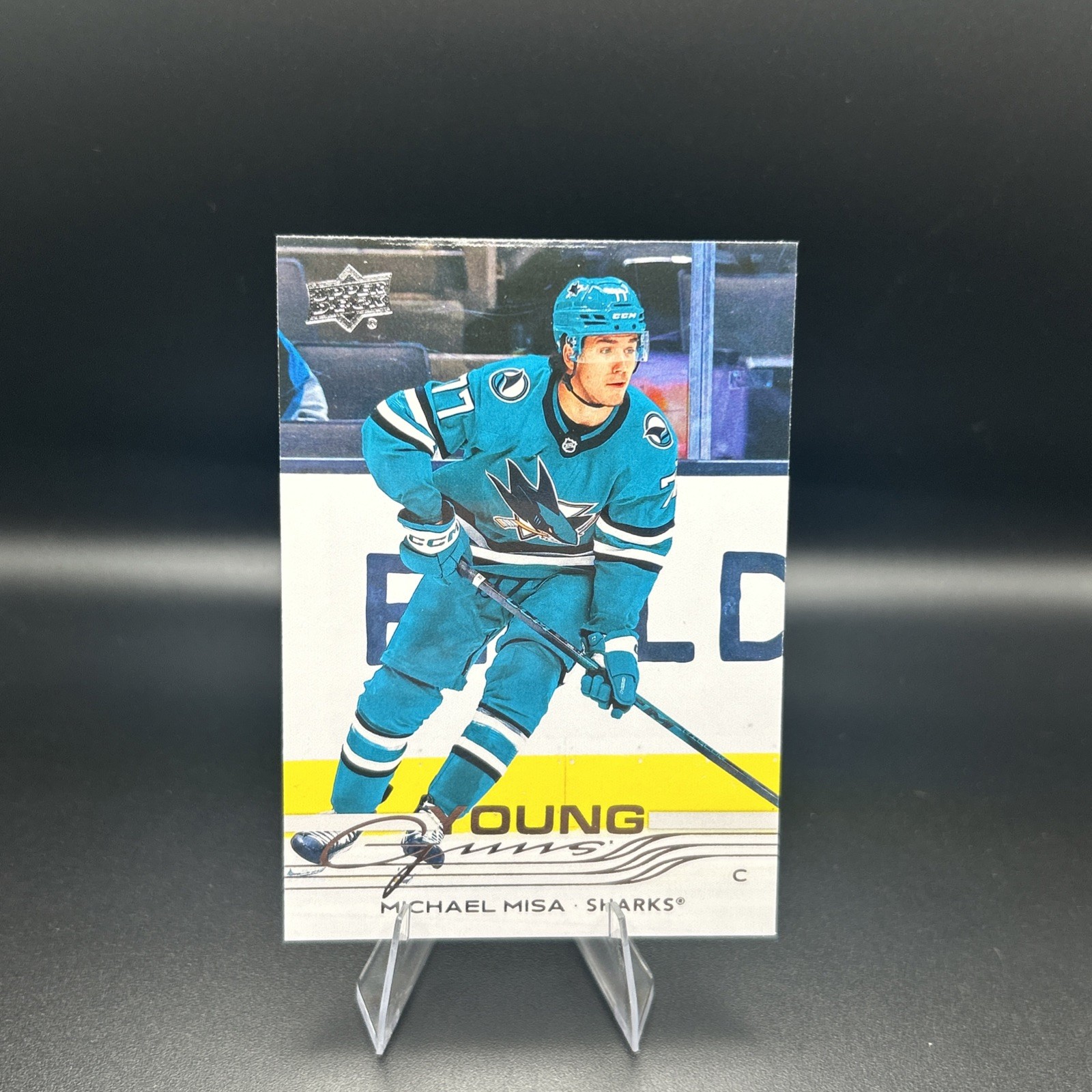 2025-26 Upper Deck Series 2 Michael Misa Young Guns Rookie RC San Jose Sharks
