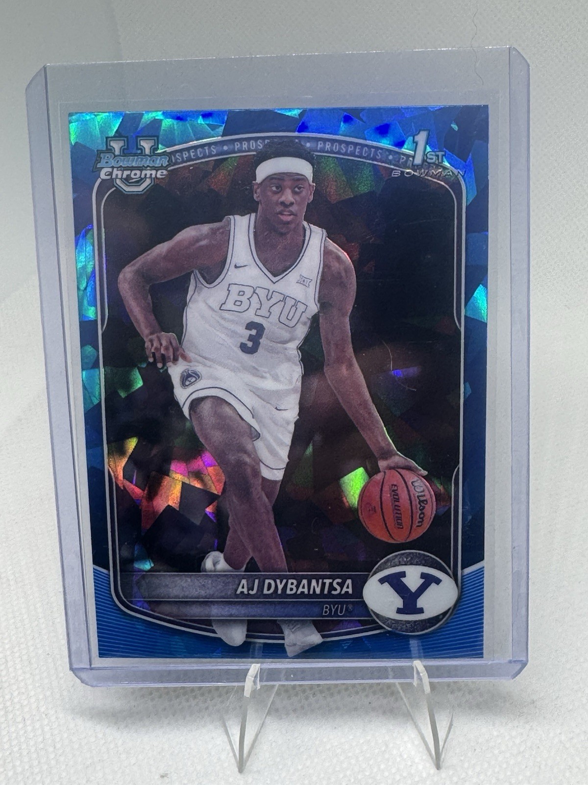 2025-26 Bowman Chrome Sapphire AJ Dybantsa 1st – Wizards BYU 1st overall pick 🔥