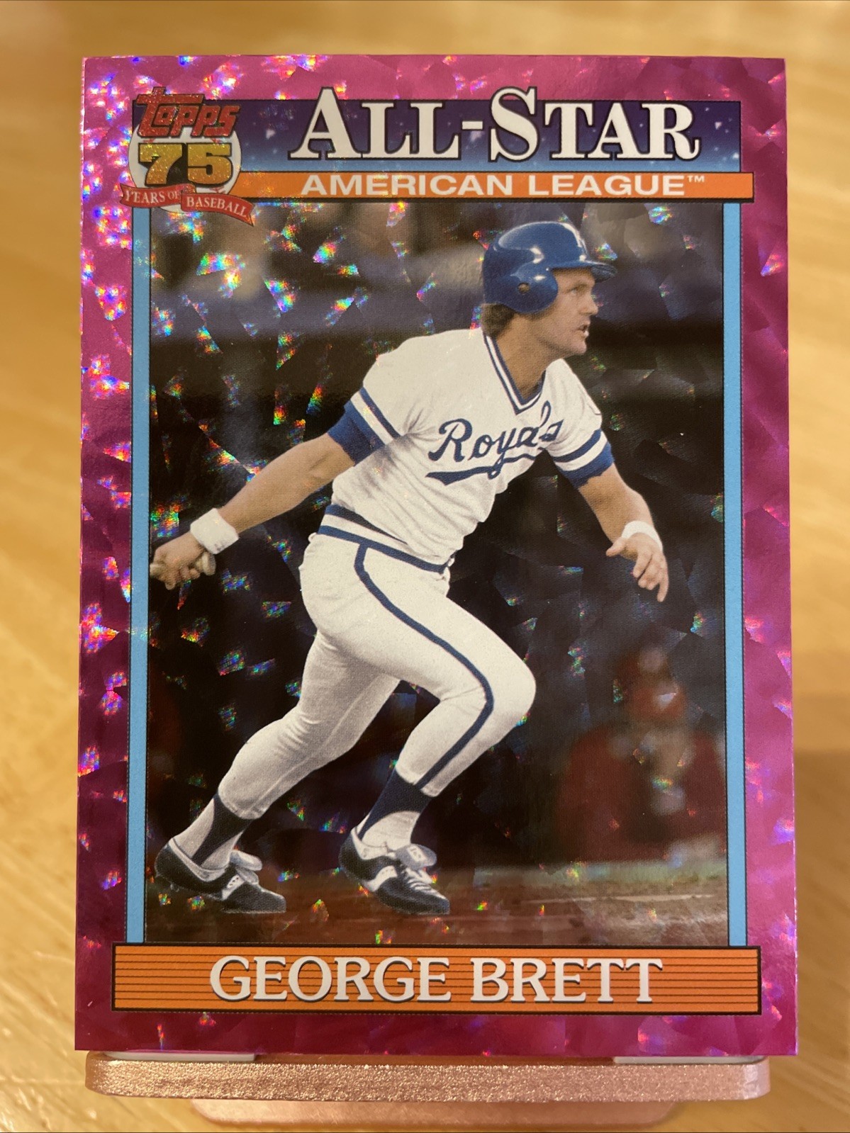 George Brett 2026 Topps Series 2 1991 All-Stars 91AS-41 Pink Crackle Royals ⚾️