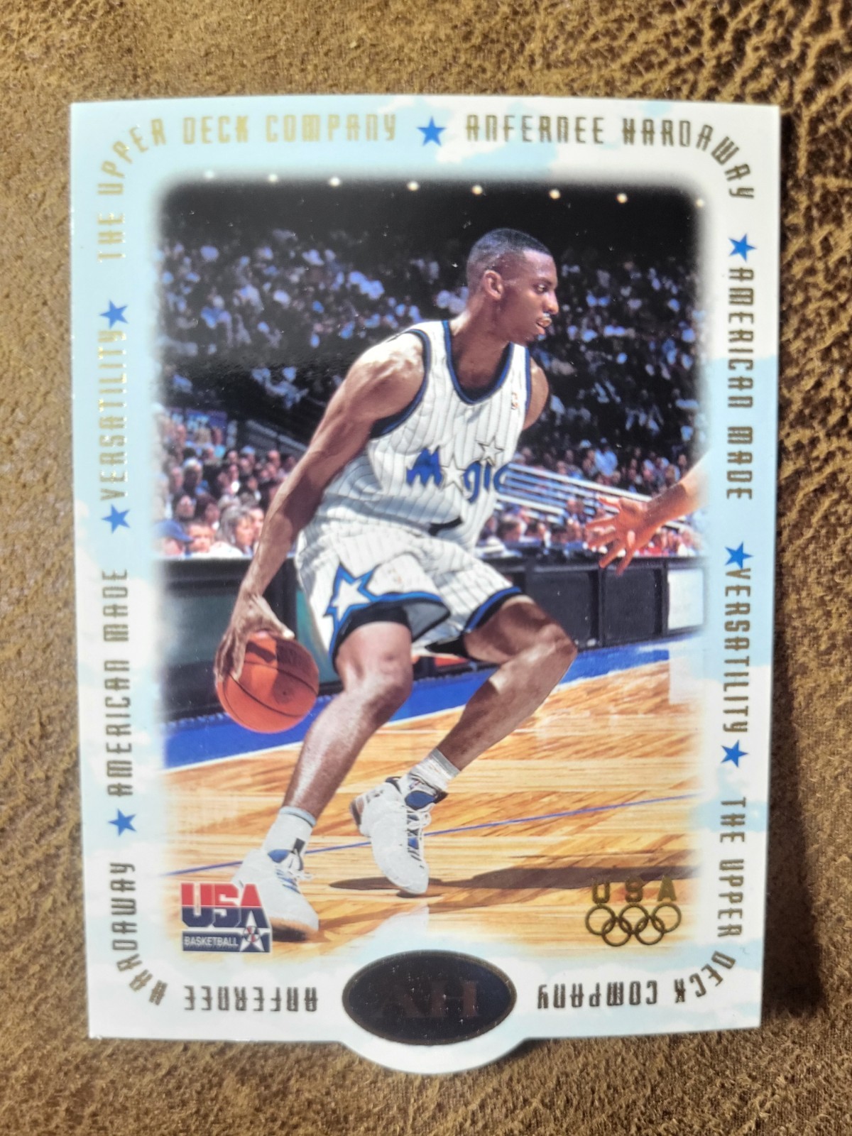 Anfernee Hardaway 1996 Upper Deck USA Die-Cut: American Made #A4 USA