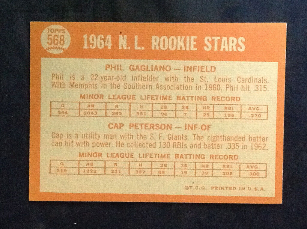 1964 Topps Pick a Card Complete your VG-NM-MT 499-584