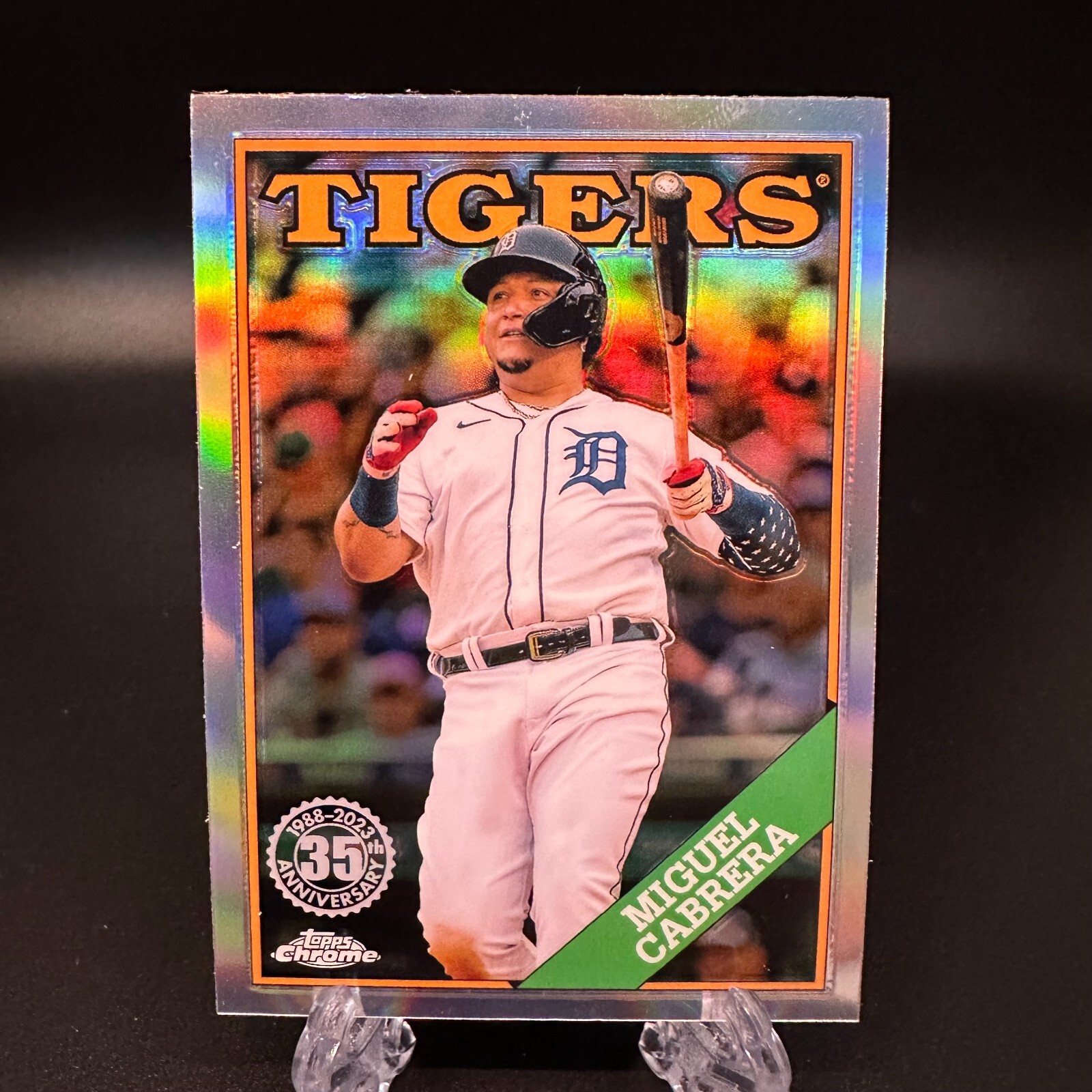 2023 Topps Chrome Miguel Cabrera 1988 Topps Baseball #88BC-4 Detroit Tigers