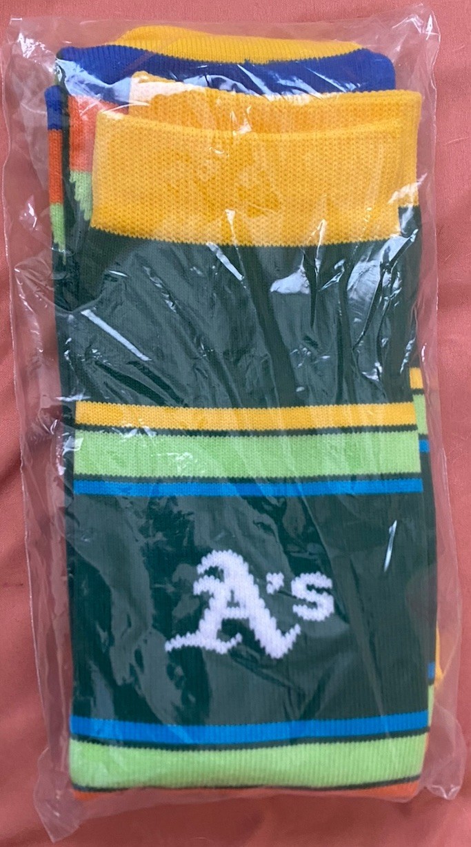 NEW Oakland A’s Athletics Socks Latin & Hispanic Heritage Day MLB 9/16/2023 SGA