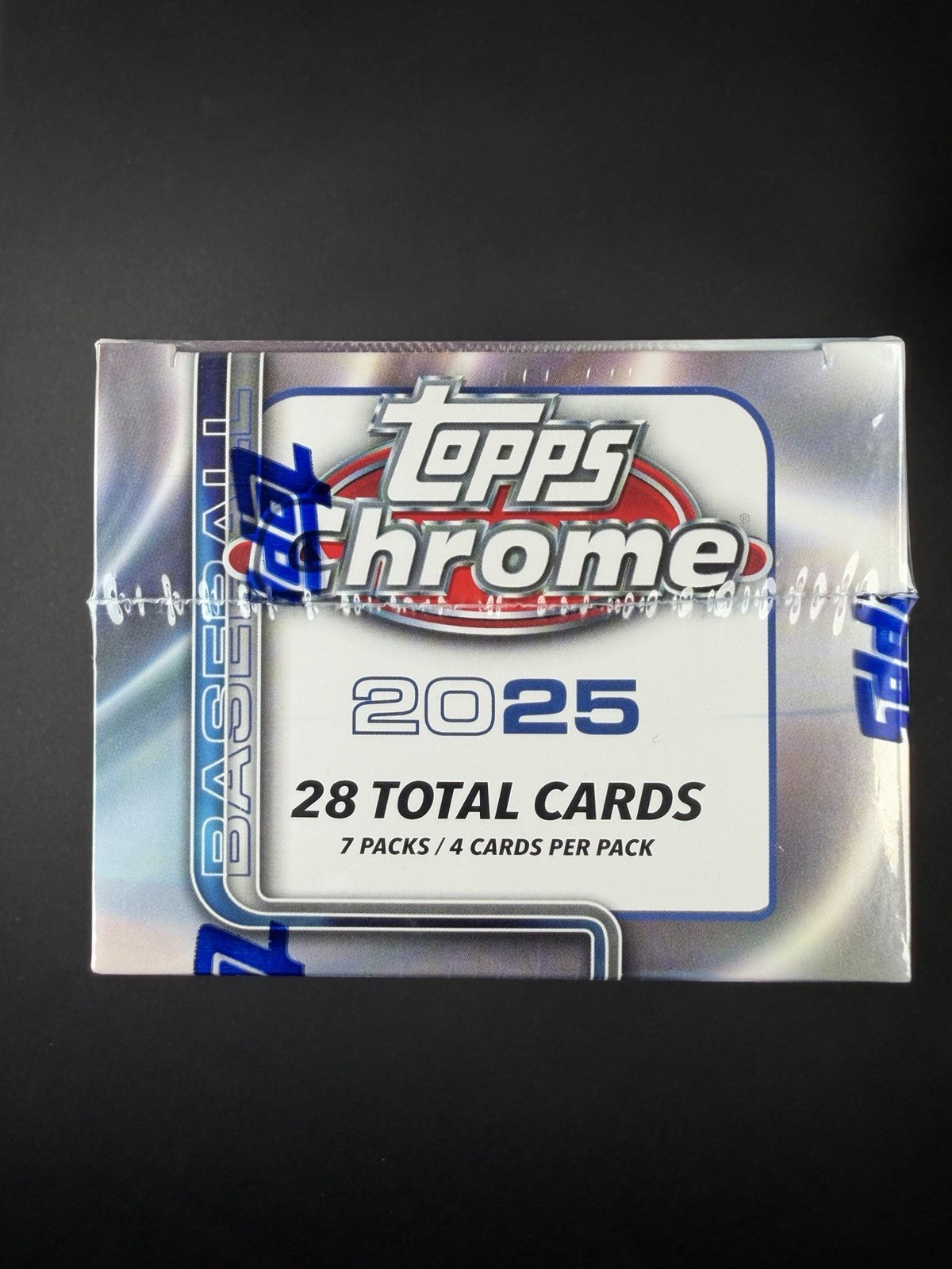 2025 Topps Chrome Baseball Factory Sealed Blaster Box