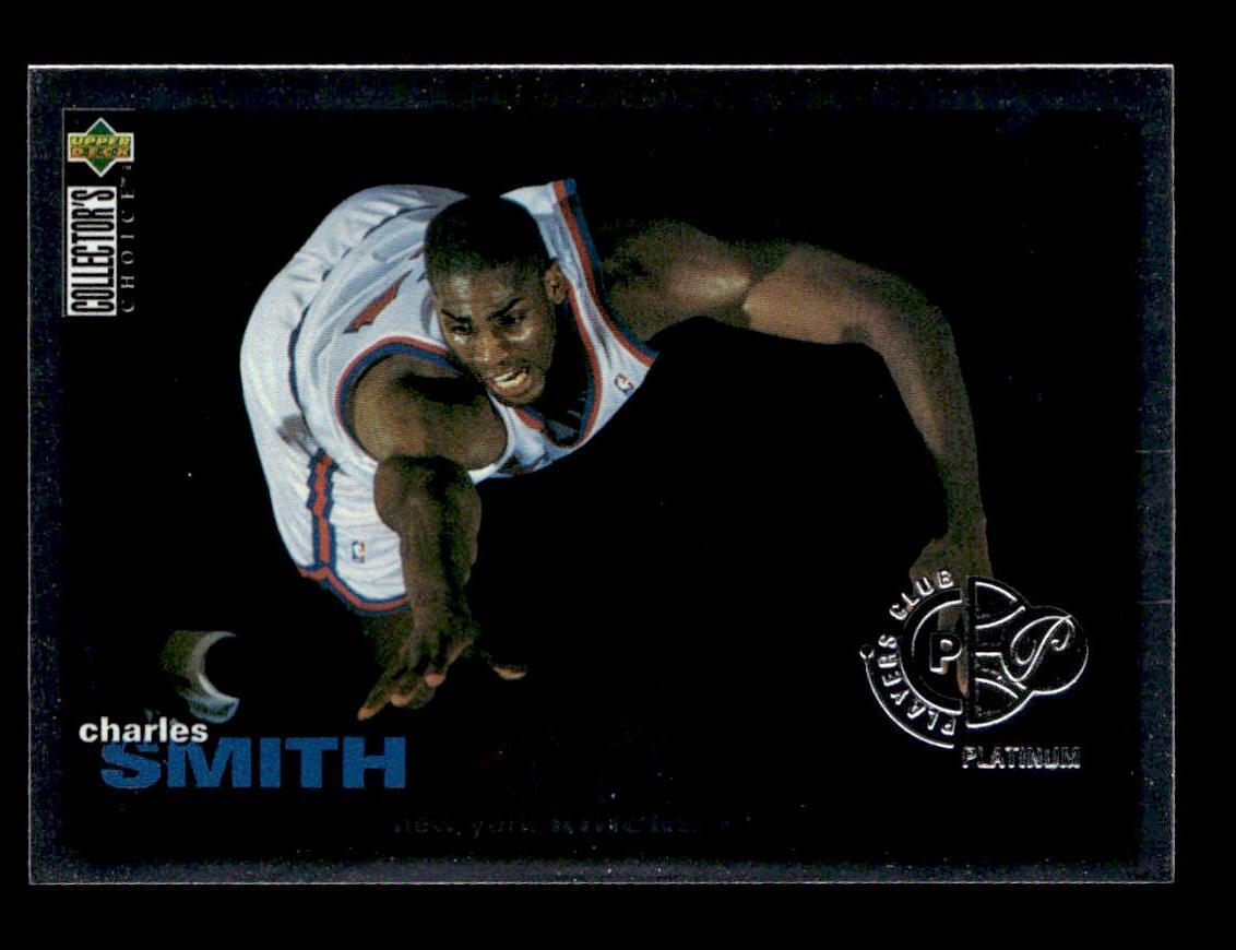 Charles Smith 1995-96 Collector’s Choice 39 Platinum Player’s Club New York
