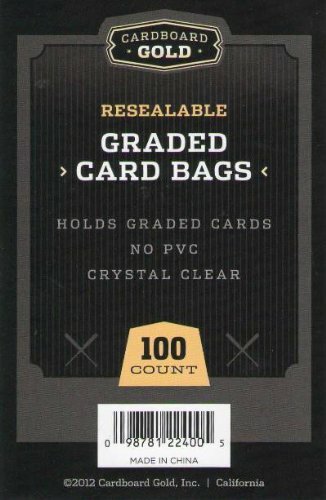 5000 50-Packs Ultra CBG Premium Pro Graded Card Bags Sleeves Clear Protectors