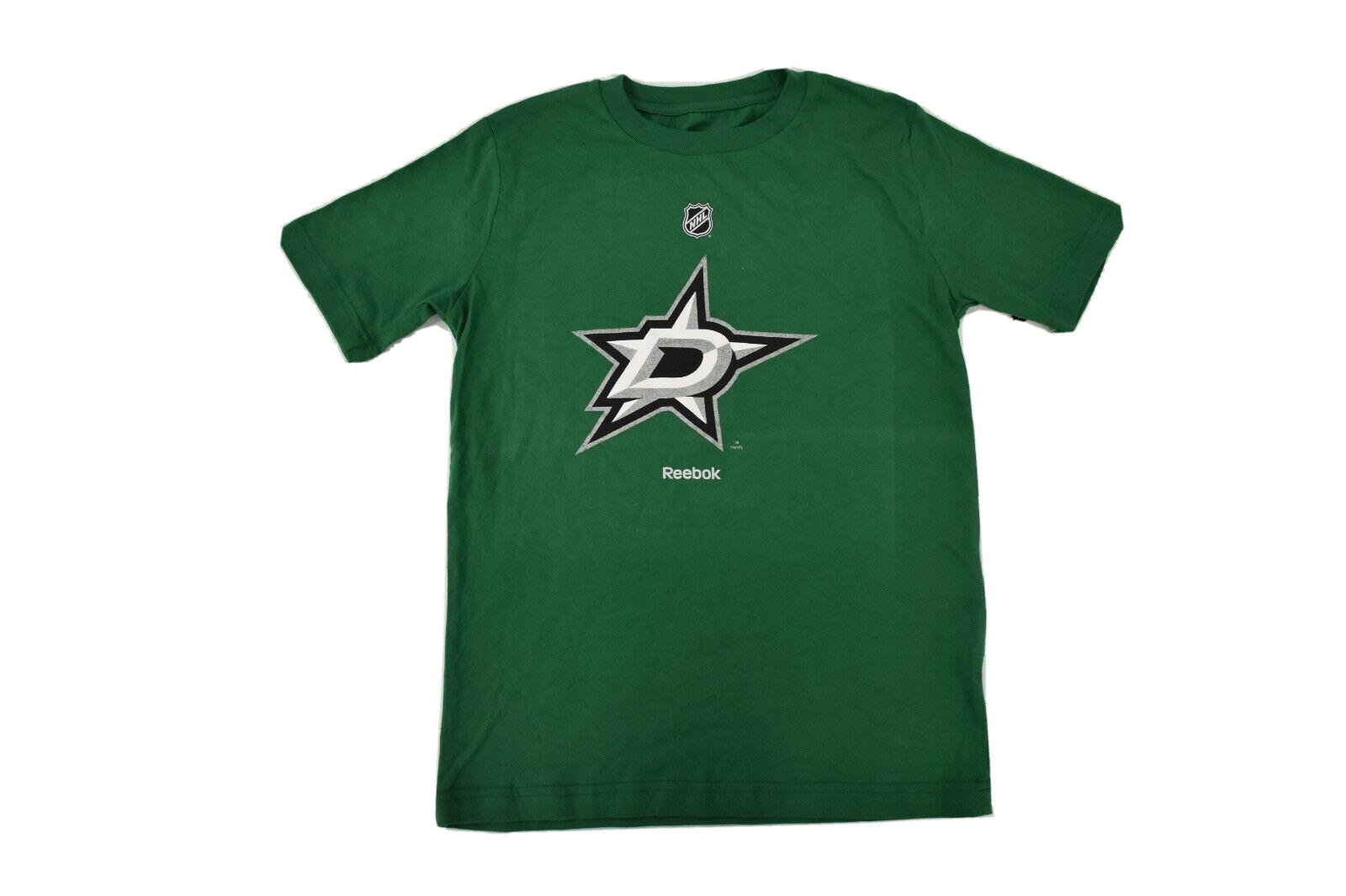 Reebok Youth Boys NHL Dallas Stars Hockey Green Shirt NWT M, L, XL