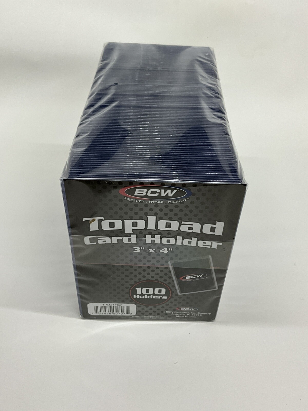 BCW Toploader Card Holder – 3″x4″ Standard – 100 ct Pack – Sports & Trading
