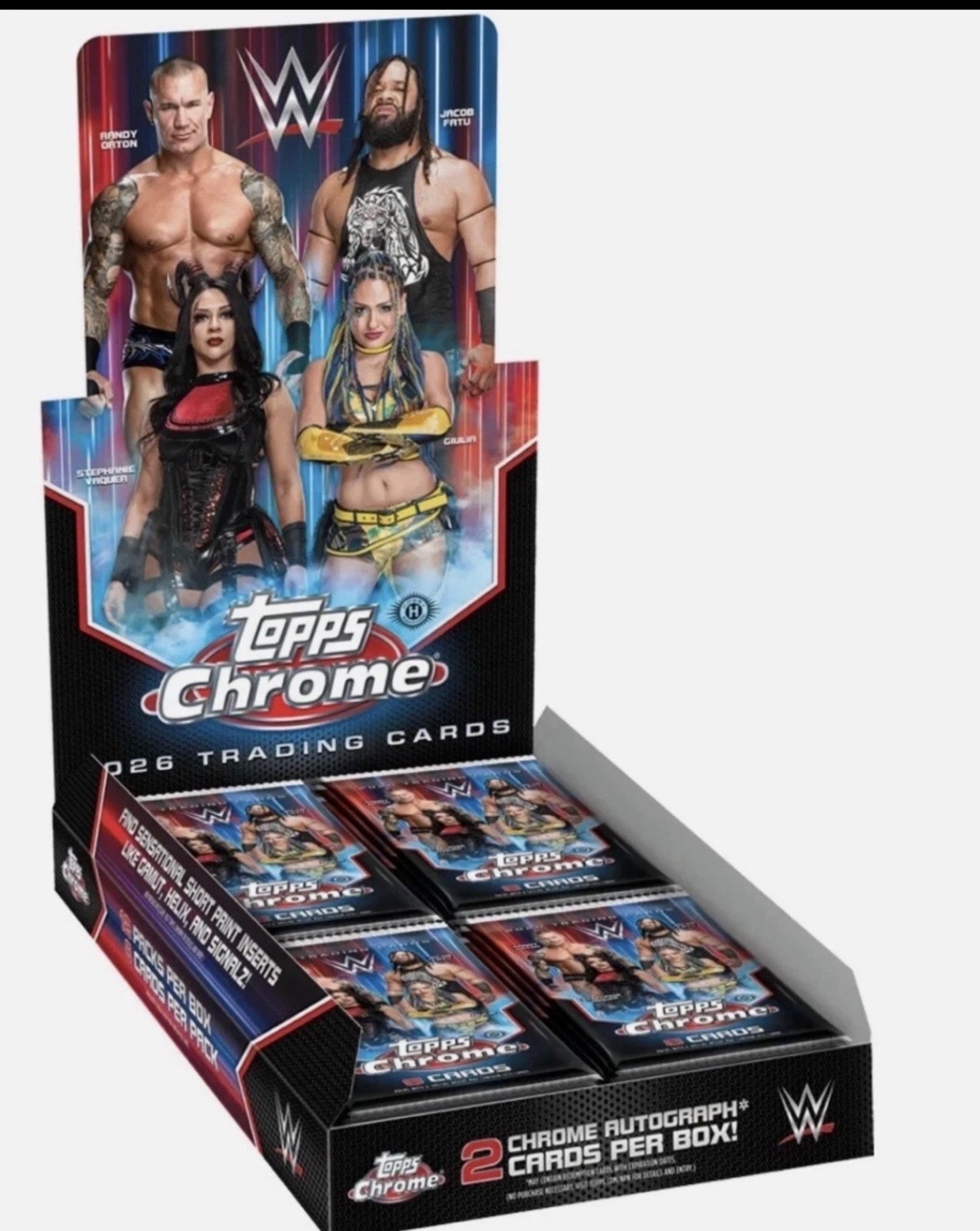 2026 Topps Chrome WWE Base, X-Fractor, Inserts (Pick Your Card)