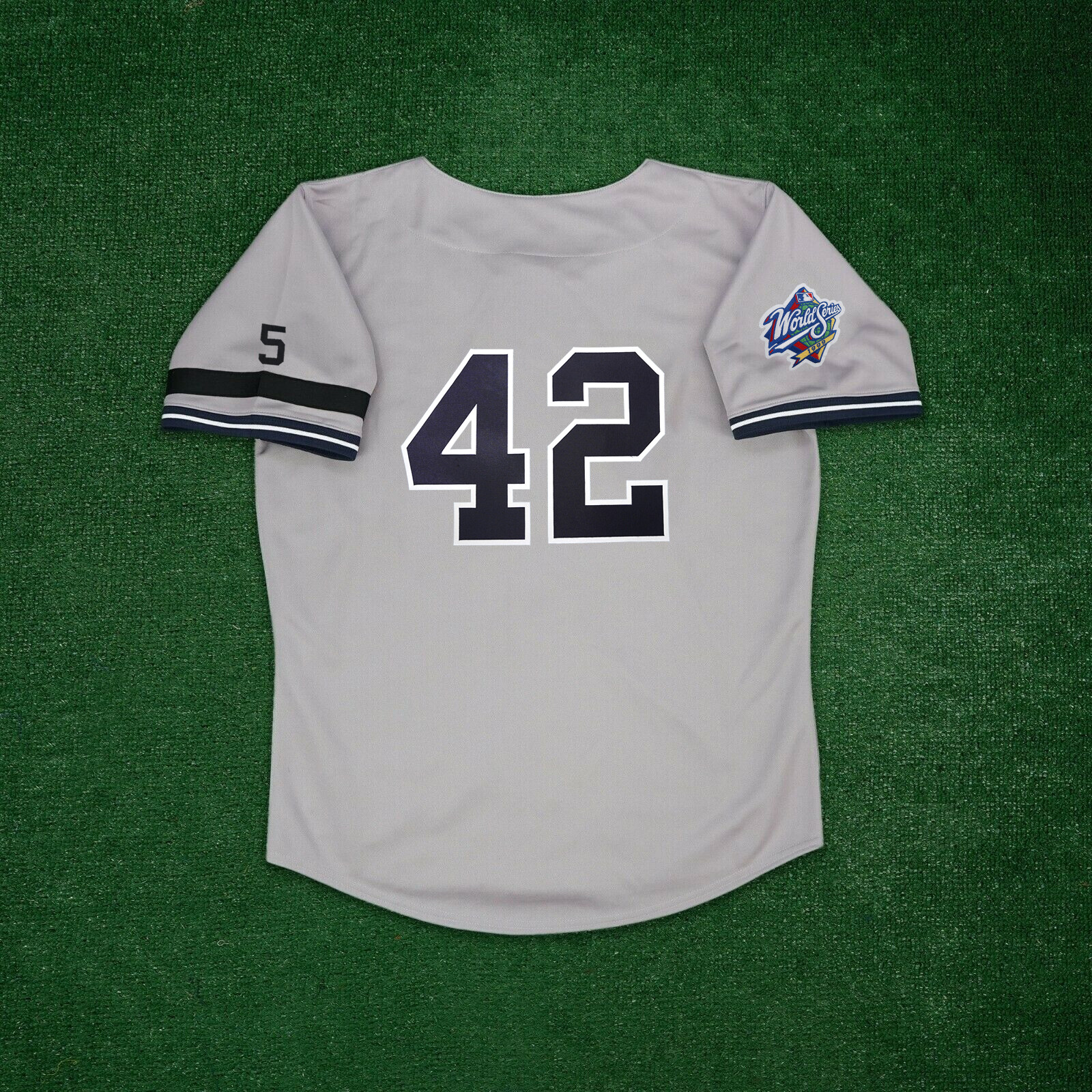 Mariano Rivera 1999 New York Yankees Cooperstown Men’s World Series Road Jersey