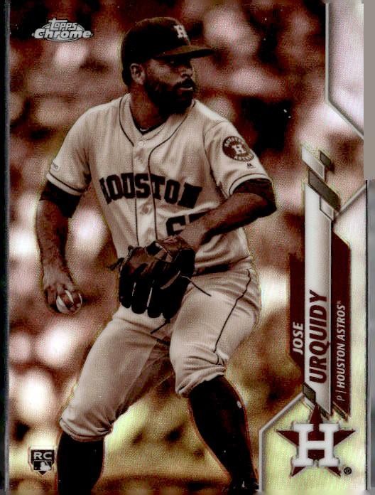 2020 Topps Chrome #142 Jose Urquidy Sepia Refractor