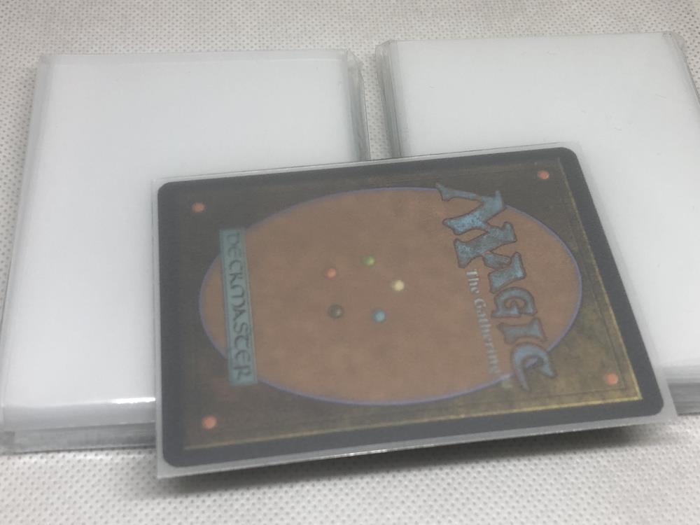Lenayuyu 100pcs Half Transparent Standard MTG Card Sleeves 66x91mm Matte