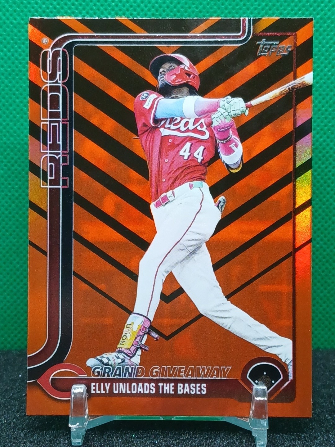 Elly De La Cruz Black Orange Foil 2025 Topps Update #US235 Cincinnati Reds