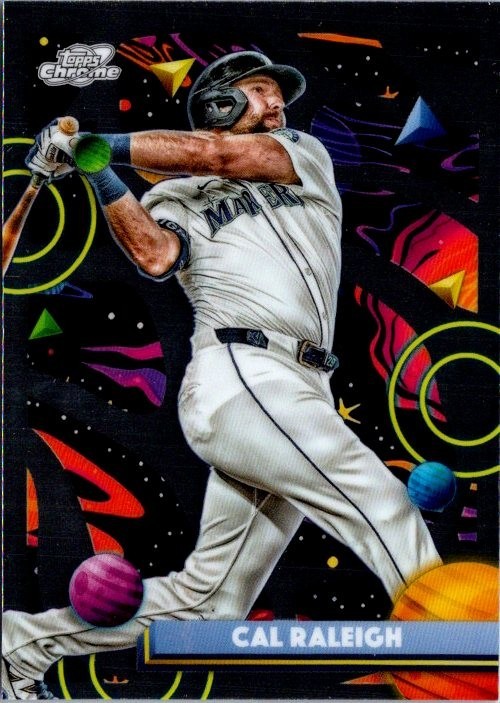 2025 Topps Cosmic Chrome Cal Raleigh #6 Mariners Base Card