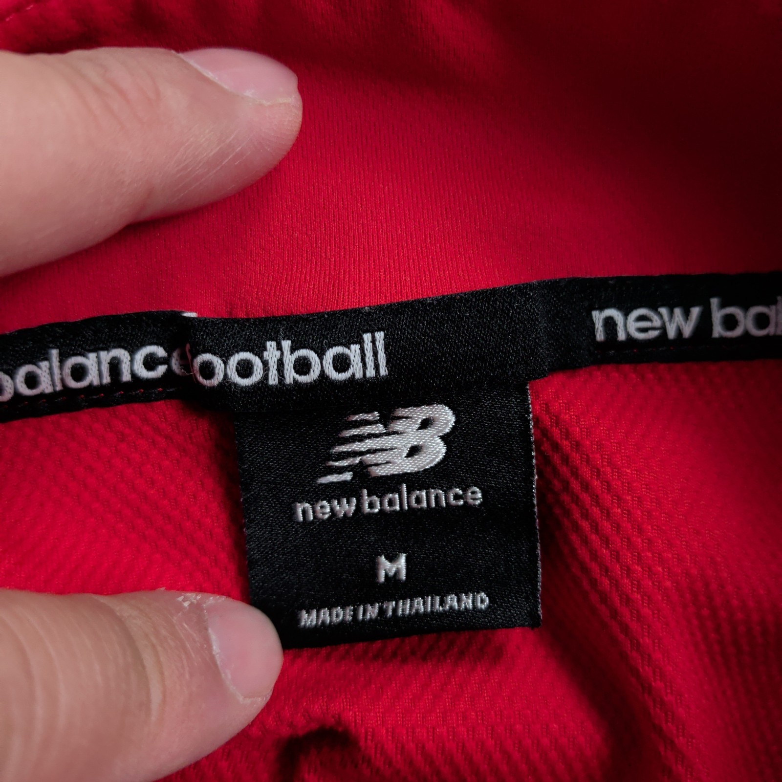 New Balance Lille Losc Pre-game Jacket Mens M Red Football Soccer MJ231076