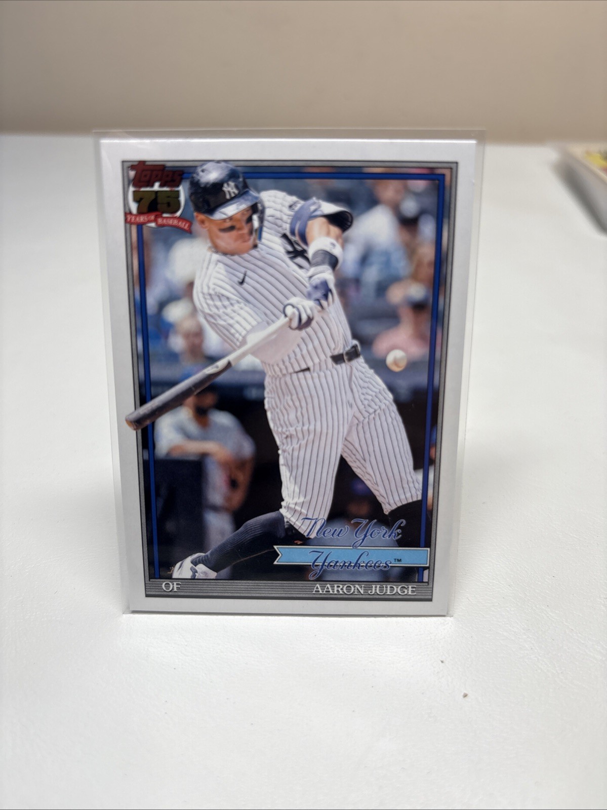 Topps 2026 Series 1 75 Years Aaron Judge T91-34 New York Yankees Baseball Card