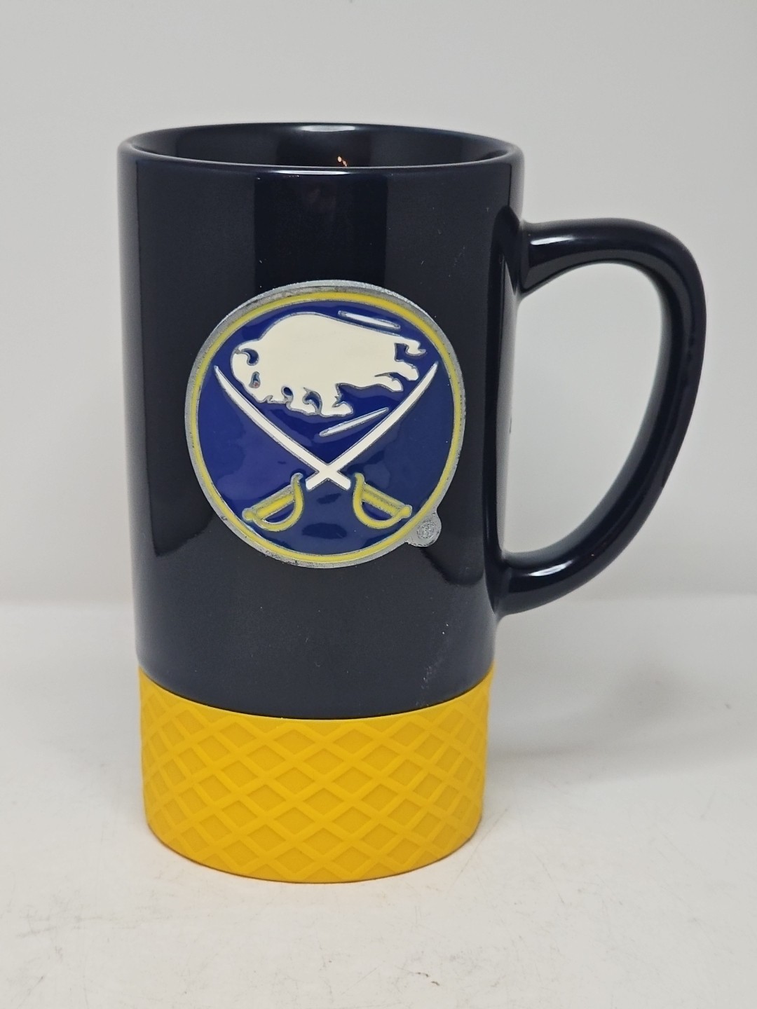 Blue Coffee Mug NHL Buffalo Sabres Large Capacity No Slip Grip Bottom
