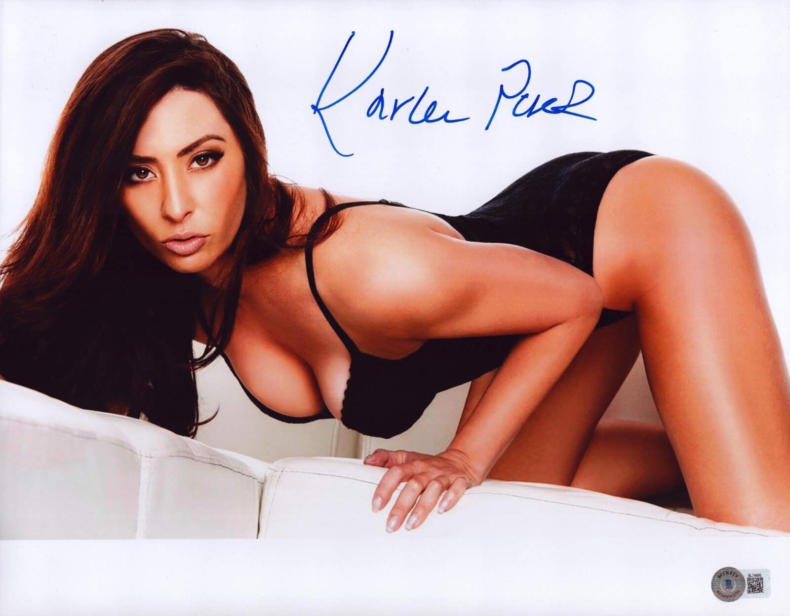 Karlee Perez Signed 11×14 Photo BAS COA FCW Maxine Catrina Lucha Underground NXT