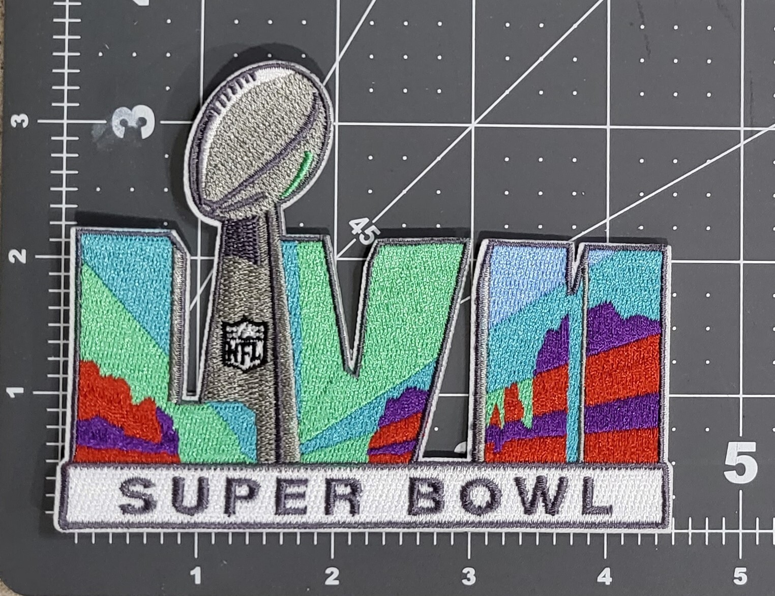 Super Bowl LVII 57 Embroidered Patch Iron/Sew On 2023 Chiefs~USA Seller~