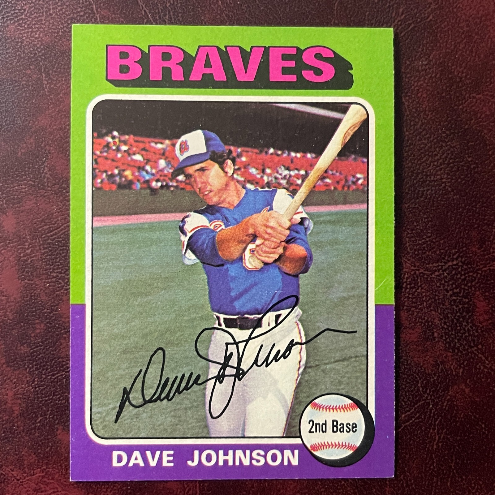 1975 Topps Set DAVE JOHNSON #57 BRAVES NM/MINT+ *HIGH GRADE* VENDING *TOUGH* a75