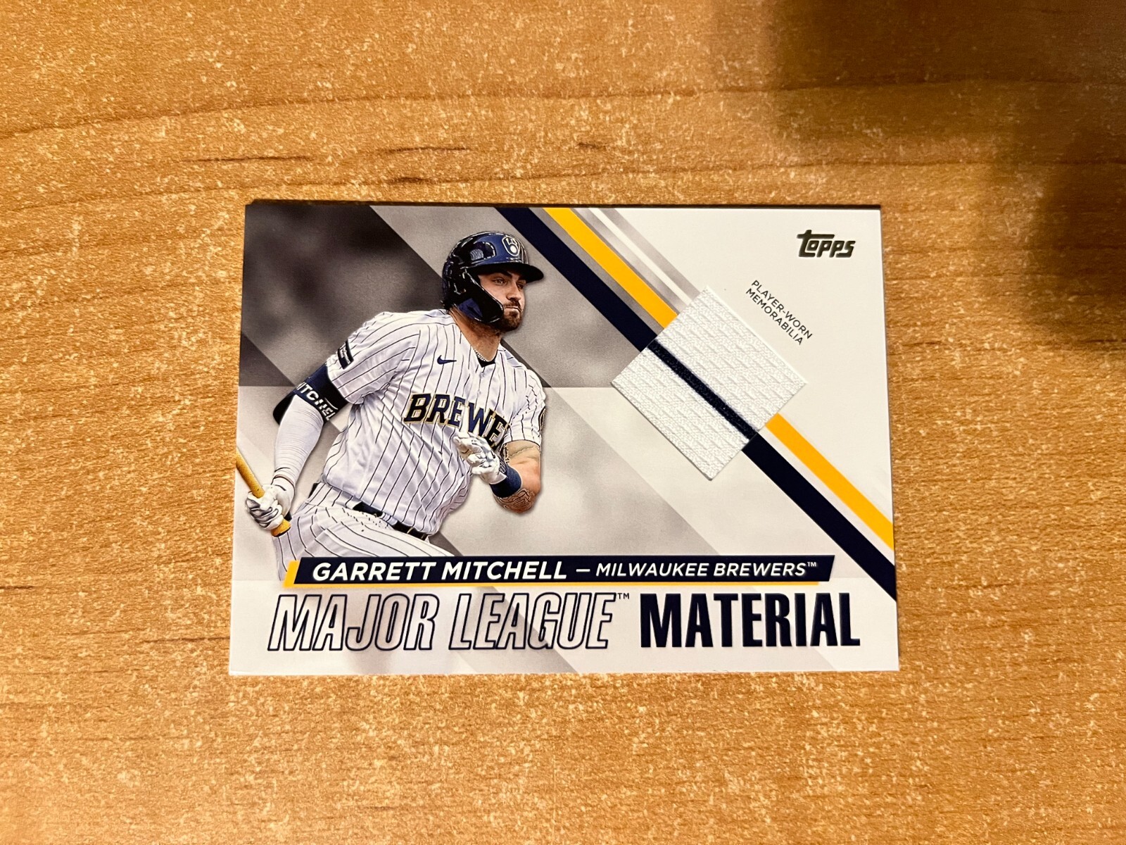 2024 Topps Series 2 – Garrett Mitchell – Major League Material Relic BREWERS