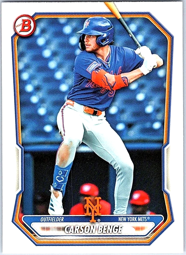 ⚾⚾2026 Bowman CARSON BENGE Mets Top Prospect RC ⚾⚾