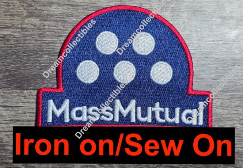 MassMutual Patch Mass Mutual Patch Boston Red Sox jersey AD Patch Advertising