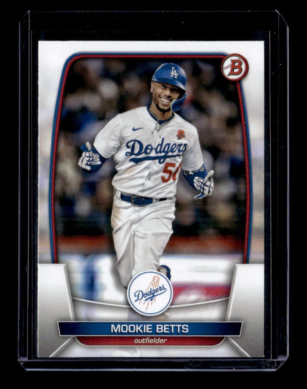Mookie Betts 2023 Bowman #20 Los Angeles Dodgers BASEBALL CARD QTY