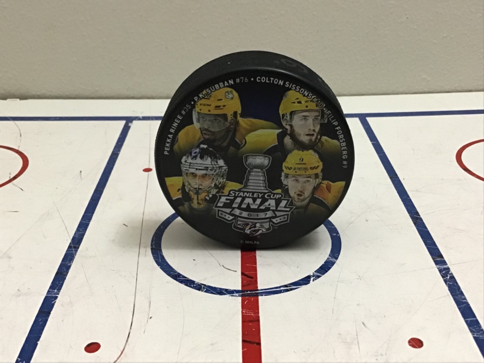 RARE Nashville Predators 2017 Stanley Cup Finals Hockey Puck NHL