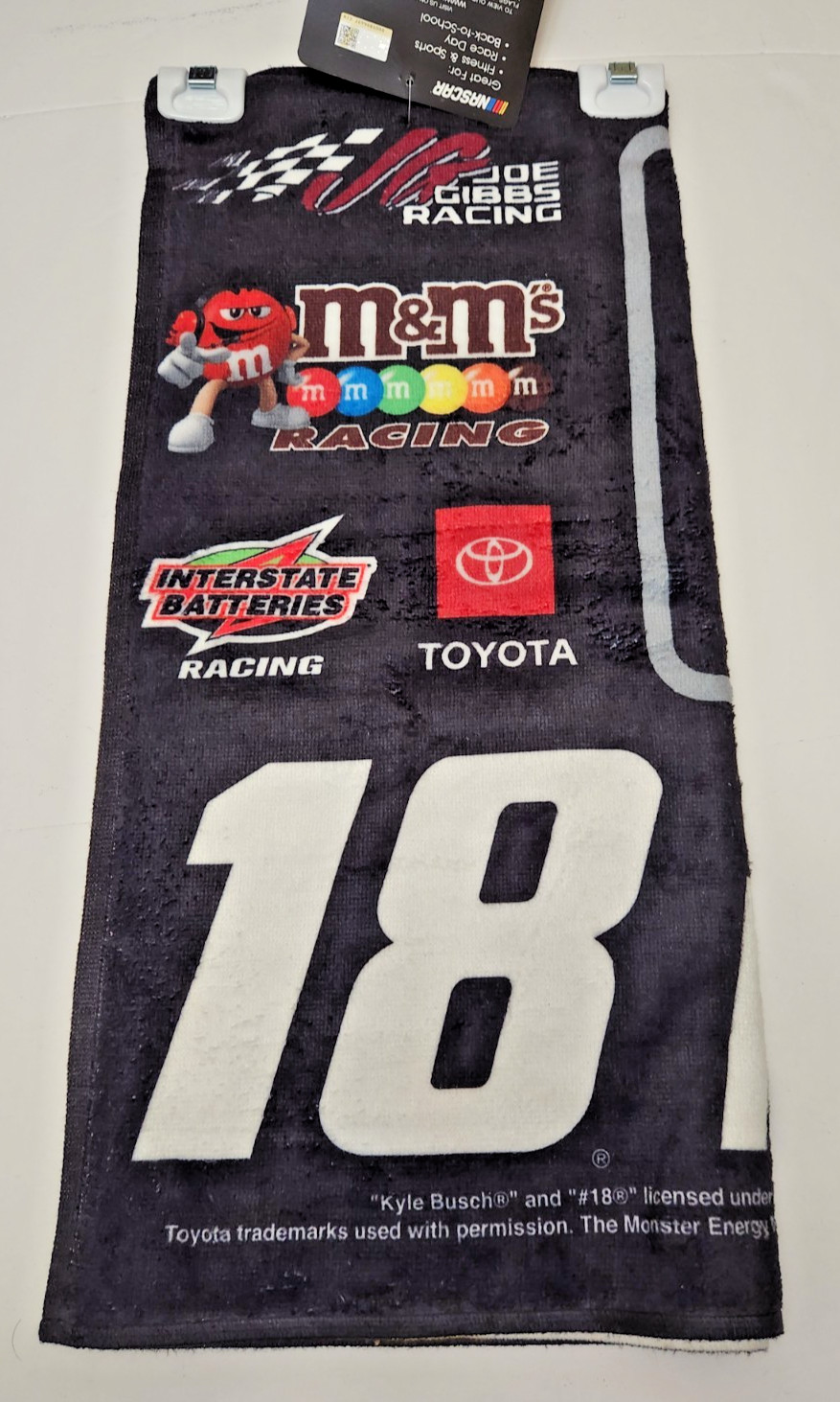 Kyle Busch #18 Nascar Victory Lane Celebration Towel 22″ x 42″