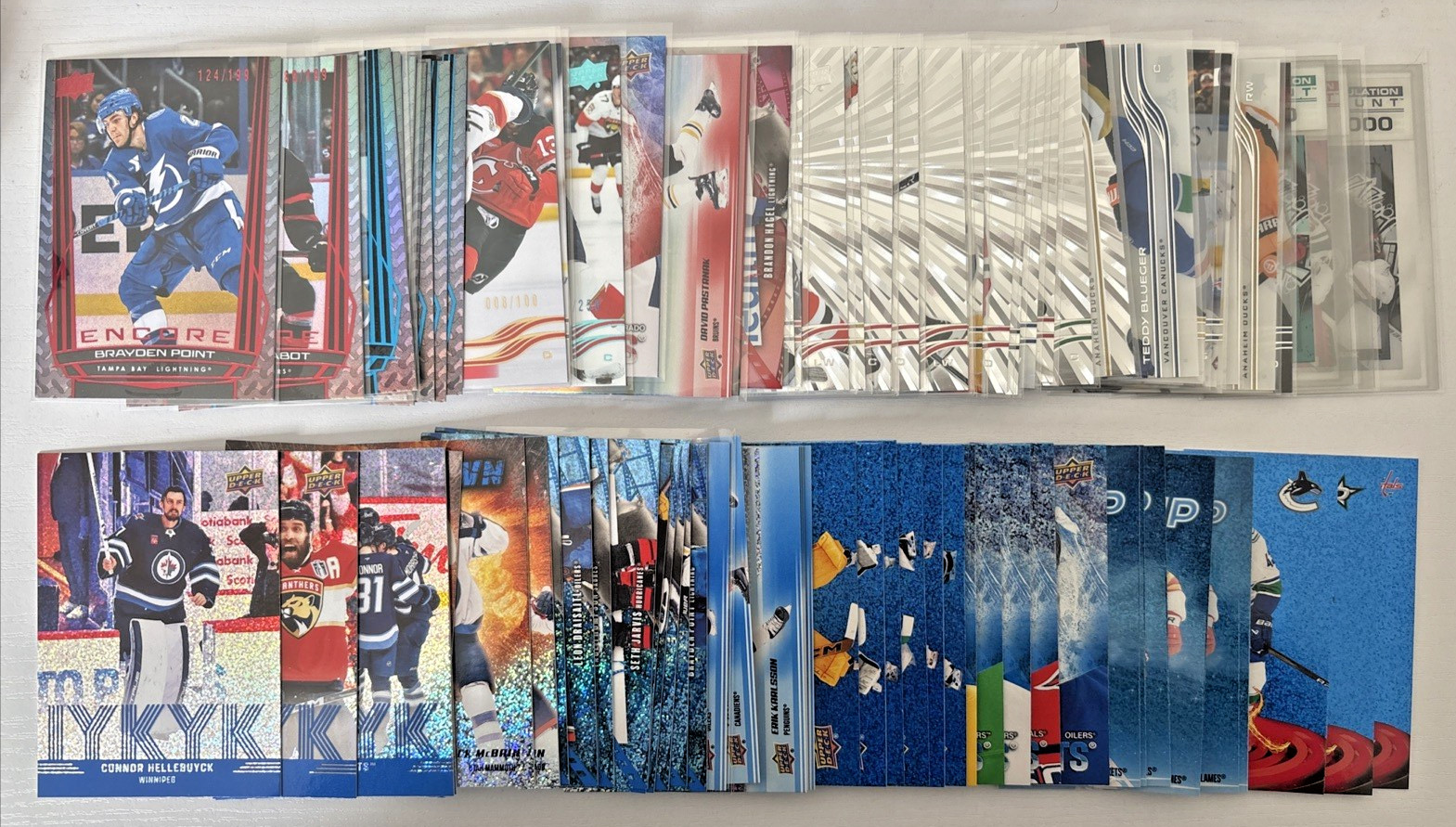 25-26 UD Series 2 INSERTS! Outbursts, clear cut, Pop Count, Speckled, #’d, etc.!
