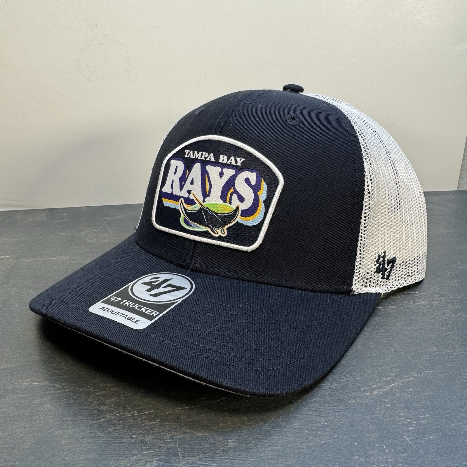Tampa Bay Rays MLB ’47 Brand Snapback Adjustable Trucker Hat/Cap ⚾️