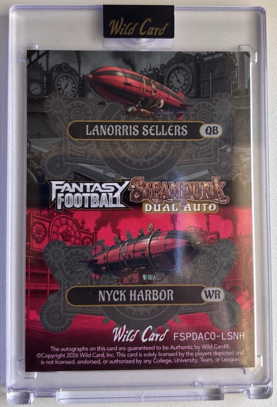 2026 Wildcard Steampunk Dual Auto Lanorris Sellers/Nyck Harbor 1/1