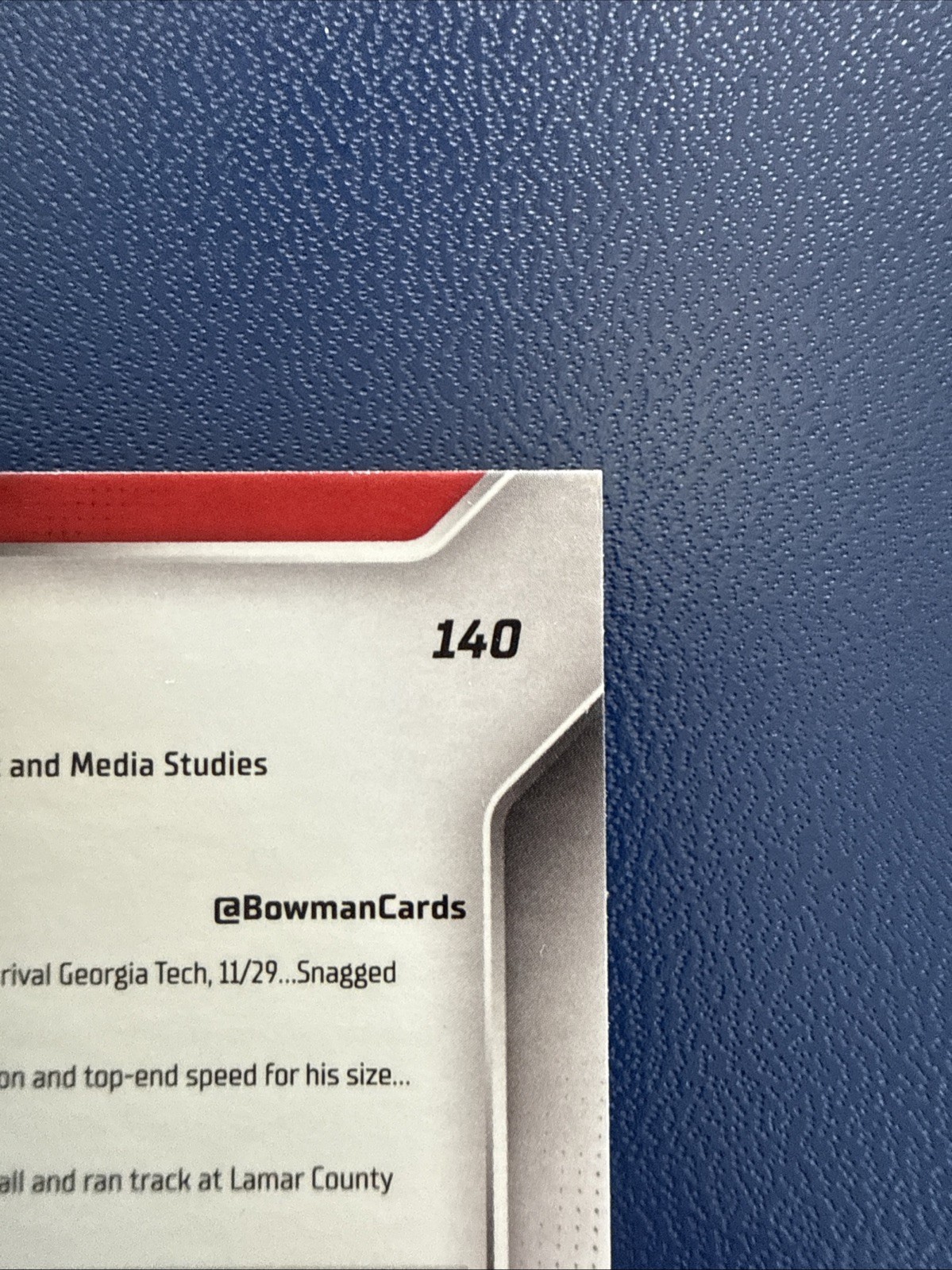 CJ Allen – 2025 Bowman University Chrome – #140 Blue Mini-Diamond Refractor…