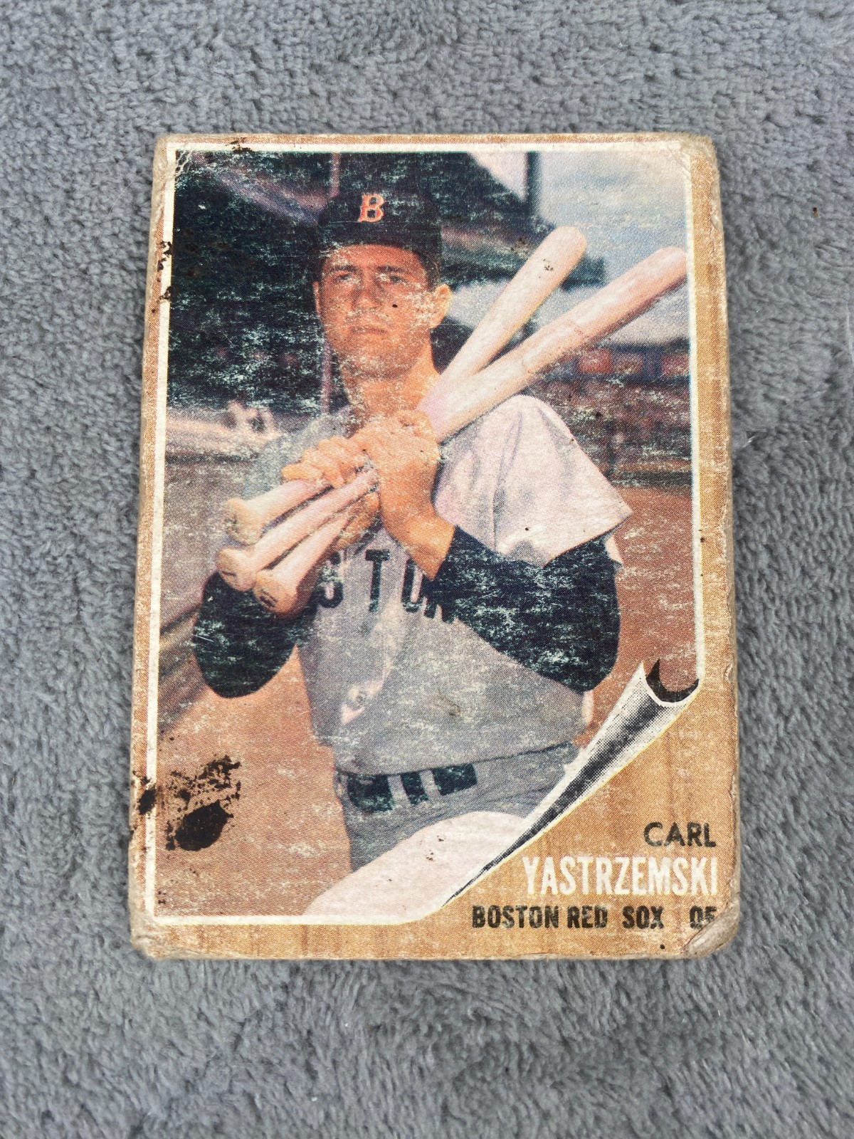 1962 Topps – Boston Red Sox Carl Yastrzemski #425 – B