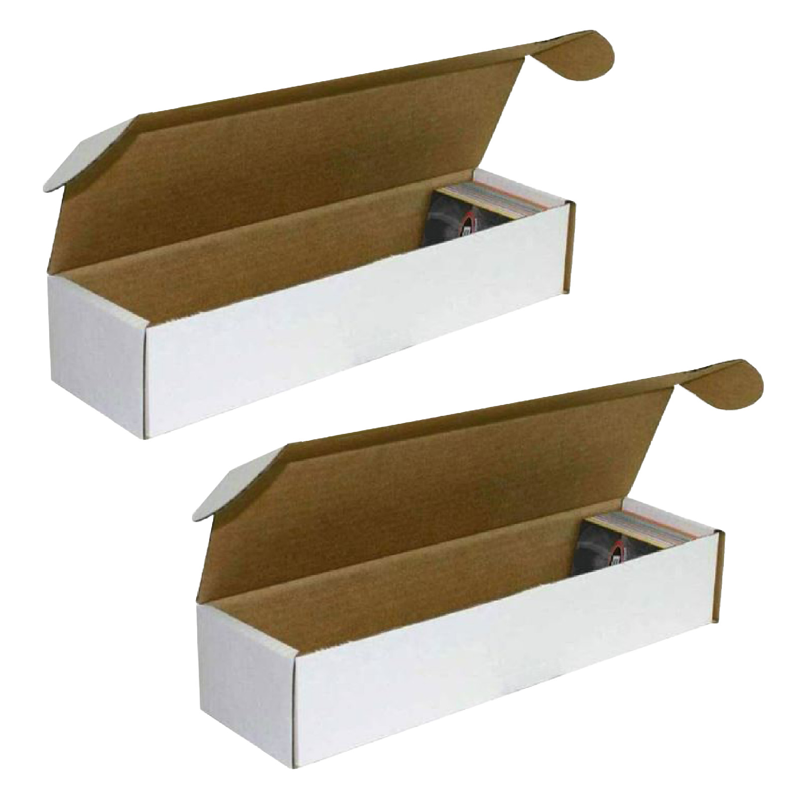 2 x BCW 800-Count Super Monster Storage Box for Trading Sports and Gaming Cards
