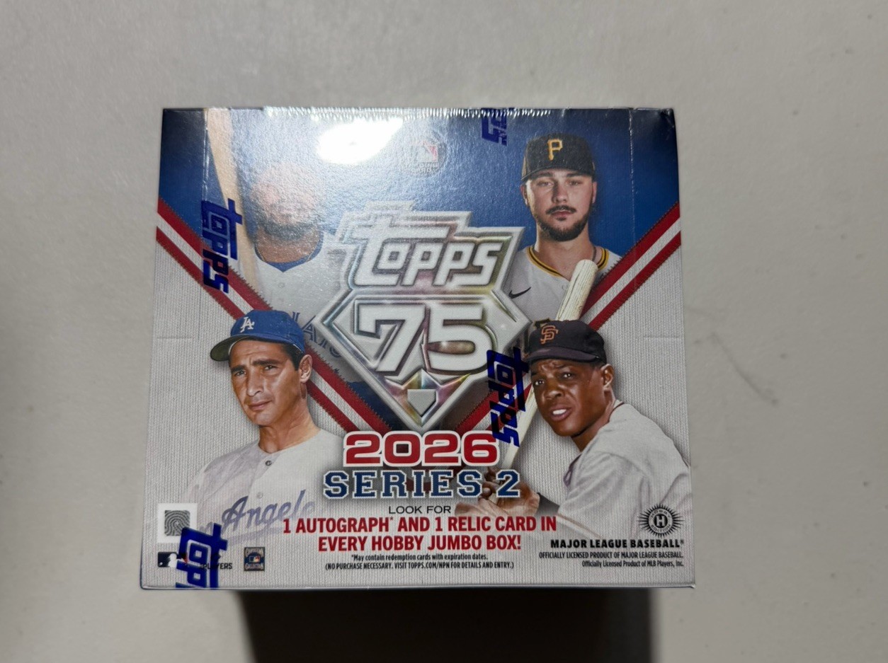 2026 Topps Series 2 Baseball Jumbo Box – NEW – SHIPS TODAY