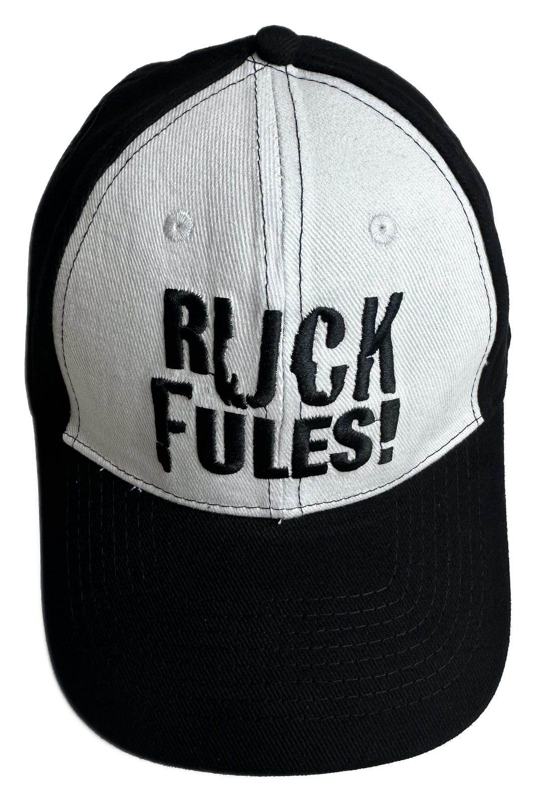 John Cena Black and White Ruck Fules Baseball Cap Hat