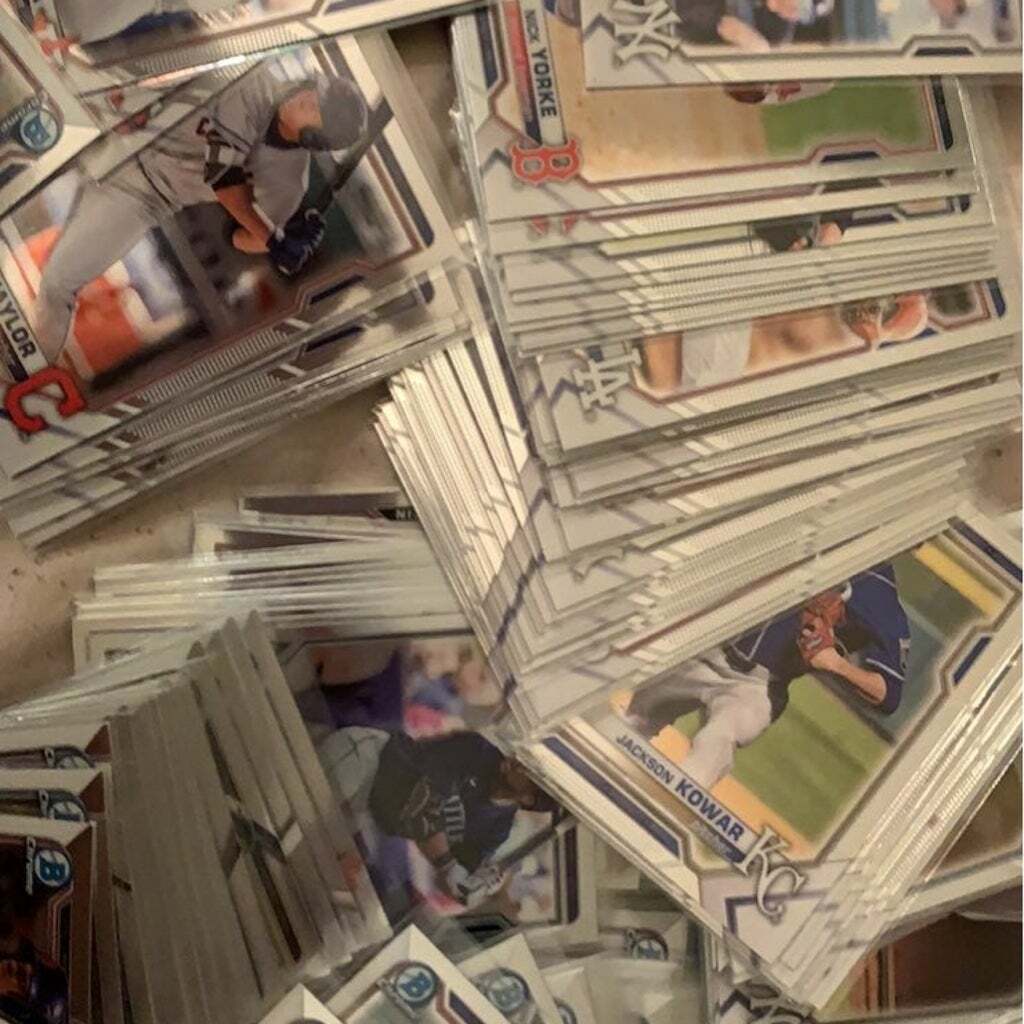 THE Best MLB BASEBALL CARD COLLECTION Lot + AUTOS RC SP Insert 1st BOWMAN & More