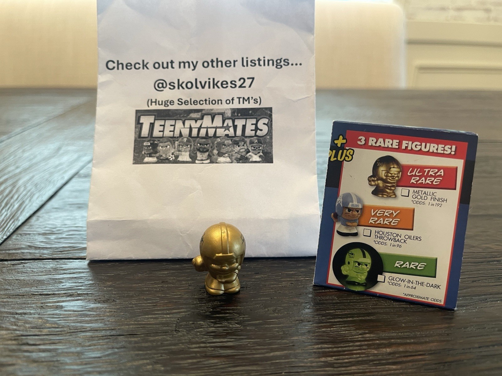 NFL Teenymates Ultra Rare Gold QB Series 1 (1 In 192)